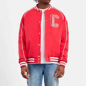 Luxury Vintage <b>Fleece</b> <b>Lined</b> Quick Dry Breathable Wholesale Custom Embroidery Varsity Letterman Baseball <b>Jacket</b> High Men's - Product Image 1