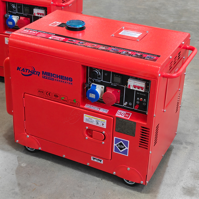 Standby Silent Diesel Generators 5KW 10KVA Alternateur 220V 10KW  Portable Diesel Generator Set 50/60HZ Electric Power Generator