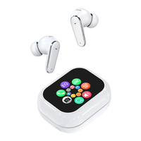 Écouteurs intra-auriculaires BT5.4 avec écran numérique intelligent de traduction IA, réduction de bruit ANC+ENC, contrôle tactile, étanchéité IPX-4