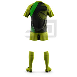 Uniforme de Rugby Estampado Premium, 100% Poliéster Ecológico, Sin Costuras, Resistente al Viento, Antibacteriano, Pantalones Cortos Ligeros - Product Image 1