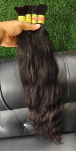 Extensiones de cabello crudo de la Virgen Remy India sin procesar de primera calidad, producto de cabello humano de donante de templo - Product Image 5