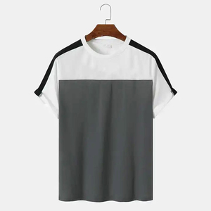 เสื้อยืดผู้ชายดีไซน์ใหม่ โลโก้สั่งทำ ผ้าโพลีเอสเตอร์/คอตตอน คอกลม แขนปกติ สไตล์ฮิปฮอป ทรงปกติ แห้งเร็ว ระบายอากาศดี เสื้อลำลอง - Product Image 3