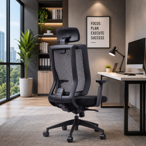 Accoudoir en acier réglable 3D KINSHA pour chaise de bureau, base en acier, design moderne, réglage manuel de la hauteur, pour bureau à domicile et usage exécutif - Product Image 1