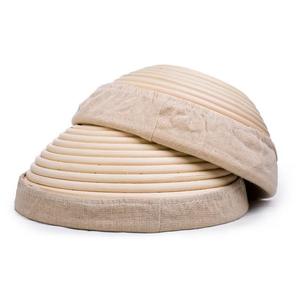 Cesta de fermentación de pan artesanal al por mayor, cesta de fermentación de masa de pan de ratán natural para panificación con masa madre - Product Image 2