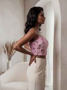 Nuevo y Elegante Conjunto de Bata de Noche de Verano Ecológico de Spandex/Algodón para Mujer, 2 Piezas, Lujoso, con Encaje Sólido y Top de Tirantes de Secado Rápido - Product Image 4