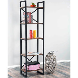 Estantería Metálica Industrial Resistente, Moderna y Autónoma, con Cinco Niveles Abiertos para Uso en Comercios, Almacenes, Oficinas y Hogares - Product Image 3