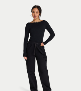 Pantalon de survêtement pour femme de qualité supérieure, avec cordon de serrage, décontracté, super doux - Product Image 3