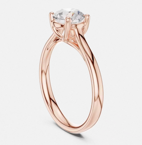 Anillo de Diamantes de Oro y Plata de 9K, 14K, 18K y 22K de Excelente Calidad y Nuevo Diseño para Mujer, Regalo para Fiestas a Precio de Mayoreo de Exportador - Product Image 3