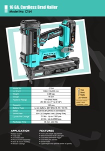 16 GA. Brad Nailer sans fil CT64 - Product Image 3