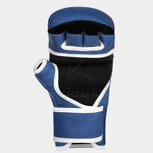 Gants de MMA en cuir pour l'entraînement et la pratique des arts martiaux, avec paume antidérapante, coutures robustes et durabilité accrue - Product Image 4
