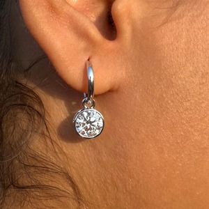 Pendientes de Aro con Diamantes Cultivados en Laboratorio Certificados por IGI de 4 Quilates, Oro de 14K, Diamantes Redondos, Joyería Elegante, Regalo para Mujer, Fiesta - Product Image 4