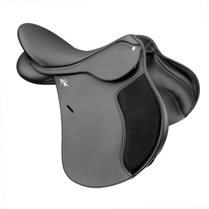 Selle de dressage haute performance en cuir véritable, confortable et durable, avec arceau en bois, pour l'équitation anglaise, produits équestres d'Inde. - Product Image 1
