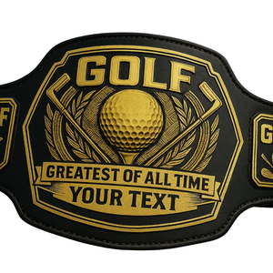 Cinturón de Campeón de Golf Personalizable, Cinturón de Campeonato del Mejor de Todos los Tiempos, Personalizado con Tu Texto, Trofeo Deportivo Premium - Product Image 2