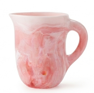 Pink Borosilicate Glass <b>Tea</b> Pitcher Lid Straw <b>Infuser</b> Belly Cup Shape Handmade Contemporary Design Custom Colorful Business Gift - Product Image 5