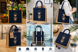 กระเป๋าผ้าปอกระเจาแบบสั่งทำสำหรับใช้ในชีวิตประจำวัน - Product Image 6