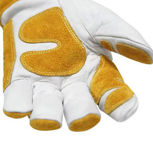 Whole Sale Price Split Grain Leather Safety <b>Work</b> <b>Gloves</b> High Quality Eco-Friendly Needle Detection Customizable Best Seller - Product Image 6