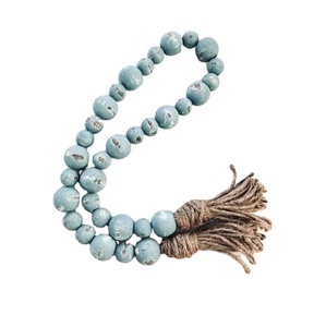 Guirlande en résine bleu ciel Tenture murale Table enfant Jouer Décor à la maison Guirlande décorative de mariage pour les événements festifs et l'utilisation quotidienne - Product Image 1