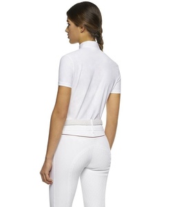 Compétition Tissu technique personnalisé Chemise de spectacle dames Chemise de spectacle Équestre Anglais Course de chevaux Produits d'Inde - Product Image 6