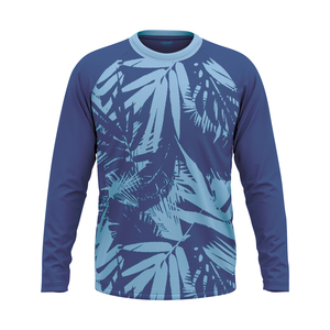 Chemise de pêche pour homme à manches longues, séchage rapide, coupe confortable, protection solaire UPF50+, col rond, impression graphique sublimée personnalisée - Product Image 5