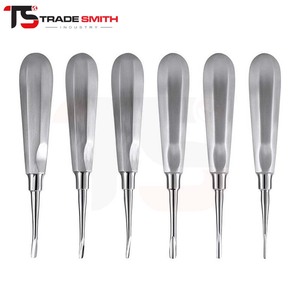 ชุดเครื่องมือถอนรากฟันแบบแมนนวล TSI Precision 6 ชิ้น ทำจากสแตนเลส สำหรับการถอนฟันและการกำจัดรากฟันระดับมืออาชีพ - Product Image 4