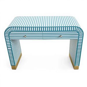 Best Selling Handmade Dining <b>Table</b> <b>Top</b> Customized Blue Epoxy <b>Resin</b> Dining <b>Table</b> <b>Top</b> for Home Office and Restaurant - Product Image 1