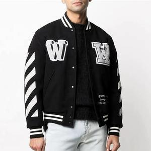Chaqueta Varsity de Béisbol Personalizada con Logotipo Bordado en Lona, Unisex, 100% Algodón, para Invierno, Venta al Por Mayor 2026 - Product Image 2