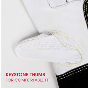 Work Protection <b>Gloves</b> Men Real Solid Leather Safety Welding <b>Gloves</b> Wholesale Rate Welding <b>Gloves</b> - Product Image 6
