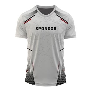 Custom Sublimated Volleyball Jersey Short Sleeve V-neck Breathable <b>Polyester</b> Team Sports Jersey Printed <b>Shirt</b> for Men - Product Image 1