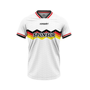 Vêtements de sport imprimés pour le football américain et le football personnalisé OEM et ODM Ensembles de vêtements de sport de l'usine du Vietnam Hauts actifs T-shirt de football - Product Image 2