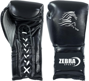 Équipement de boxe professionnel en cuir, gants de frappe pour sac lourd 12 oz avec lacets, équipement d'entraînement personnalisé, gants de boxe en PU - Product Image 2