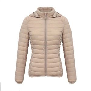 Veste d'hiver réversible matelassée imprimée avec capuche pour femme, imperméable, chaude, en softshell, vêtements de sport, doublure en polyester tissé, douce - Product Image 6