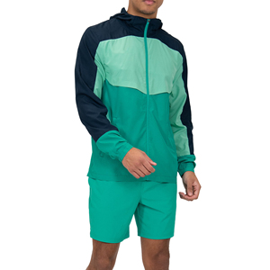 Custom Mesh Lining Zip-Up <b>Maternity</b> Streetwear Hoodie and Short Sportswear 2-Piece Windbreaker Shorts <b>Jacket</b> Tracksuit for Men - Product Image 3