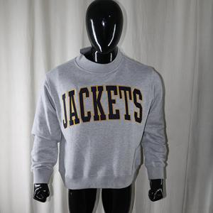Sudaderas con cuello simulado de 450 GSM, personalizables con nombre, bordado aplicado, corte holgado, 100% algodón, felpa francesa. - Product Image 3