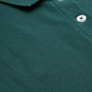 Camisas de Golf Casuales para Hombre, 100% Poliéster, Color Verde Sólido, Cierre de Botones, Manga Corta, Tejido de Punto de Secado Rápido, Econex Sports, Venta al Por Mayor - Product Image 5
