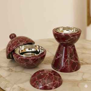 Quemador de incienso de resina con incrustaciones de madera de Oriente Medio, Mabkhara árabe, soporte para incienso Oud, fragancia para el hogar, regalo premium para la decoración de Ramadán y Eid. - Product Image 5