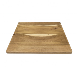 Logotipo personalizado para placa cuadrada de madera de acacia | Placa de madera cuadrada | Juego de servicio de madera de nogal | Regalos de decoración de cocina casera hechos a mano - Product Image 4