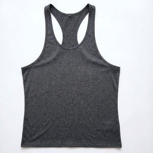 เสื้อกล้ามคอตตอนแบบเรียบ OEM สำหรับทุกเพศ พิมพ์โลโก้ได้ เนื้อผ้านุ่มสบาย ระบายอากาศดี 100%  ถักทออย่างดี มีหลายสี เหมาะสำหรับใส่ทุกวัน สำหรับผู้ชาย - Product Image 5