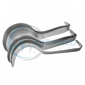 Ensemble de 5 rétracteurs chirurgicaux Deaver de haute qualité en acier inoxydable, certifiés CE, instruments de chirurgie générale - Product Image 4