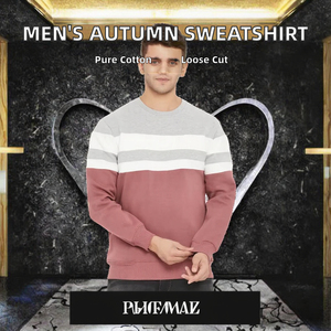 Sweat-shirt pour homme élégant et tendance, uni, multicolores, personnalisez votre propre design, coupe ajustée, sweat-shirt pour homme pour l'hiver - Product Image 4