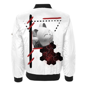 Veste matelassée unisexe, coupe-vent, respirante, légère, doublée de coton, en tissu nylon, avec logo personnalisé, mode décontractée - Product Image 2
