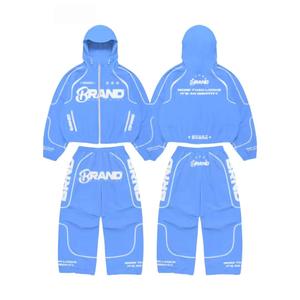 Conjunto Deportivo Unisex SPLENDID APPAREL 2 en 1 con Capucha, Cremallera, Pantalones de Manga Larga, Ropa Deportiva de Otoño, 100% Transpirable y Ligero - Product Image 2