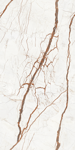 Carreaux de sol et de mur intérieurs en porcelaine Modern Golden Web Endless, texture mate solide, 60x120cm, résistants aux acides, antidérapants - Product Image 2