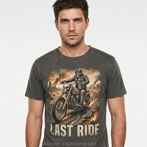 Camiseta Personalizada de Carreras para Hombre, Diseño de Zombie Driver, Estilo Urbano, Estampado de Auto Deportivo, Venta al Por Mayor, Alta Calidad - Product Image 4