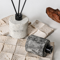 Diffuseur d'arômes sans flamme AIKUN en verre rond, sans alcool, à diffusion longue durée, pour salon, chambre d'hôtel, logo personnalisé