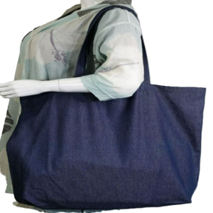 Bolsa de Tela de Lona 100% Algodón Ecológica Personalizada OEM, Estilo Vintage para Mujer, Reutilizable, con Cierre de Cremallera, Logotipo Impreso - Product Image 5