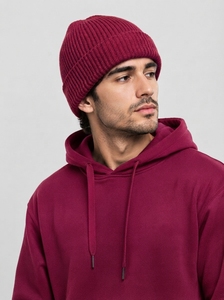 Men Warm Skull Beanie <b>Cap</b> Breathable Knit Winter <b>Hat</b> Soft Comfortable Outdoor Hiking Casual Daily Wear Bulk Supply - Product Image 2
