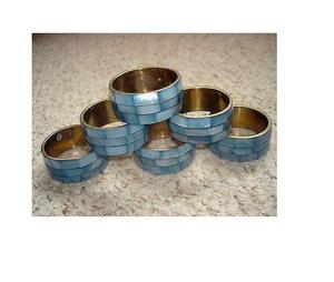 High Selling MOP Napkin Holders For Wedding Dinner Festive High Demanded Napkin Ring Sea <b>Shell</b> Napkin Accessory For Tableware - Product Image 1