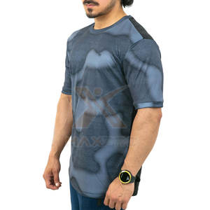 เสื้อยืดออกกำลังกายผ้าฝ้ายราคาประหยัด เนื้อผ้าทนทาน เสื้อยืดออกกำลังกายผู้ชาย เสื้อยืดออกกำลังกายผู้ชายใส่สบาย - Product Image 2