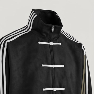 เสื้อแจ็คเก็ตสไตล์จีนคอตั้งสำหรับผู้ชายรุ่นใหม่ปี 2026 ทรงหลวม รับปักโลโก้ตามสั่ง ผู้ผลิต OEM ODM - Product Image 3