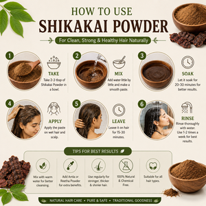 Poudre de fruit de Shikakai 100% naturelle, marque privée, 100g, poudre ayurvédique pure pour les soins des cheveux, pour la force des cheveux et les soins du cuir chevelu - Product Image 3
